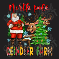 North Pole Reindeer Farm T-shirt | Artistshot