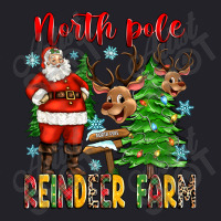 North Pole Reindeer Farm Unisex Sherpa-lined Denim Jacket | Artistshot