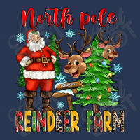 North Pole Reindeer Farm Men Denim Jacket | Artistshot