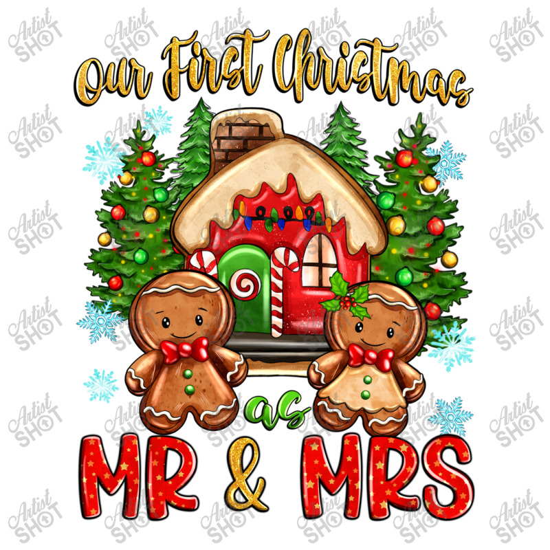 Our First Christmas As Mr And Mrs Crewneck Sweatshirt | Artistshot