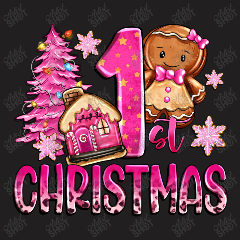 1st Christmas Gingerbread Girl T-shirt | Artistshot