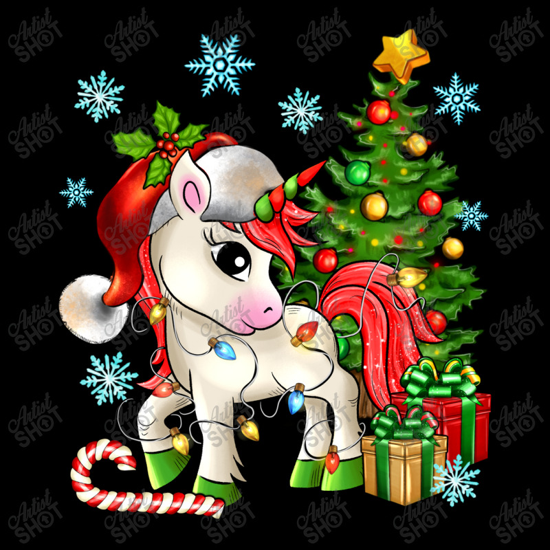 Christmas Unicorn Pocket T-shirt | Artistshot