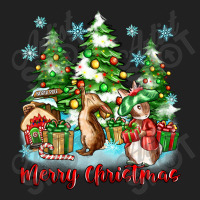 Merry Christmas Rabbits Basic T-shirt | Artistshot