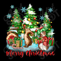 Merry Christmas Rabbits Pocket T-shirt | Artistshot