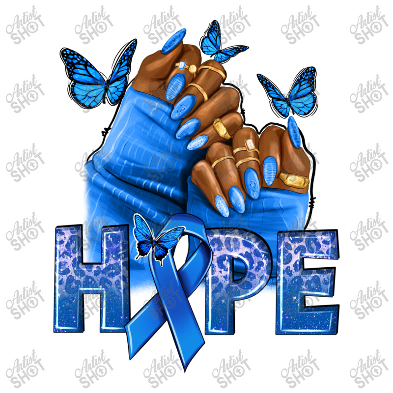 Hope Blueribboncolon Cancer Nails 3/4 Sleeve Shirt | Artistshot