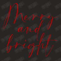 Merry And Bright Ladies Fitted T-shirt | Artistshot