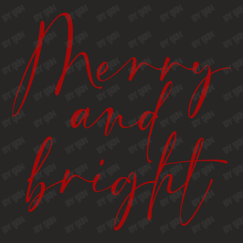 Merry And Bright Ladies Fitted T-Shirt by ŞEN | Artistshot