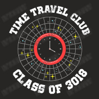 Time Travel Club Class Of 3018 Ladies Fitted T-shirt | Artistshot