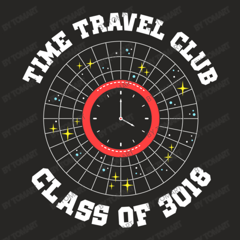 Time Travel Club Class Of 3018 Ladies Fitted T-Shirt by TomArt | Artistshot