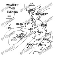 Uk Weather Map Baby Bodysuit | Artistshot