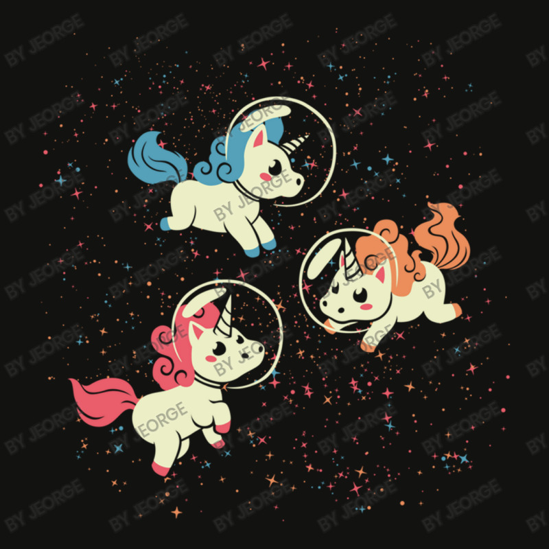 Space Unicorn Scorecard Crop Tee by Jeorge | Artistshot