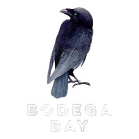 Bodega Bay Crow, Corvid, Raven Lovers, Birders Souvenir Raglan Basebal Cub Paper Bag - 8 X 4 1/2 X 10 1/4 | Artistshot