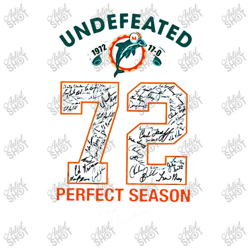 Miami Dolphin Undefeated Debie Paper Bag - 10 X 5 X 13 | Artistshot