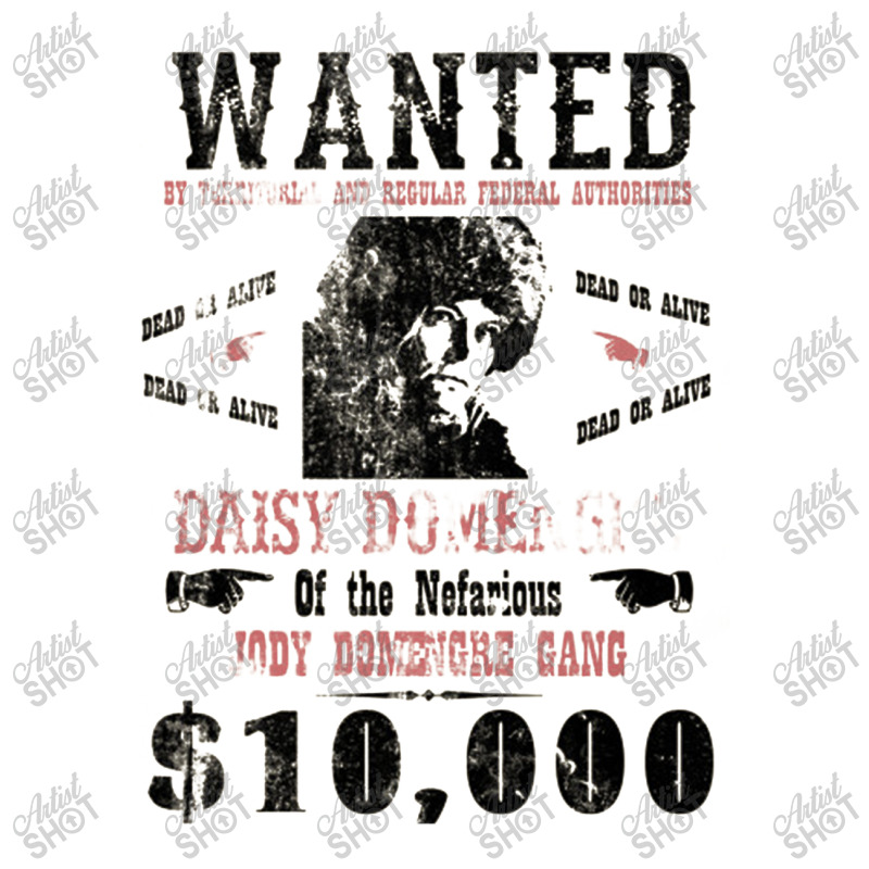 Daisy Domergue (domengre) Wanted Poster, Distressed Double wine Paper Bag - 6 1/2 x 3 1/2 x 12 3/8 by bazgrafton | Artistshot