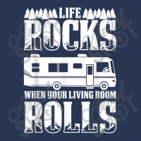 Camping Life Rocks When Living Room Rolls Men Denim Jacket | Artistshot