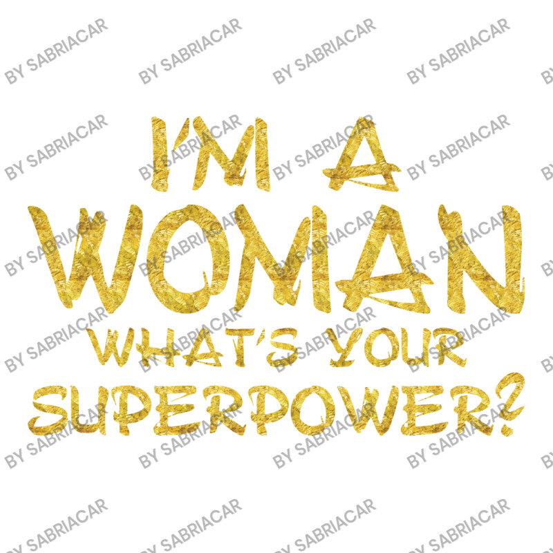 I'm A Woman What's Your Super Power Star Paper Bag - 13 X 7 X 13 | Artistshot