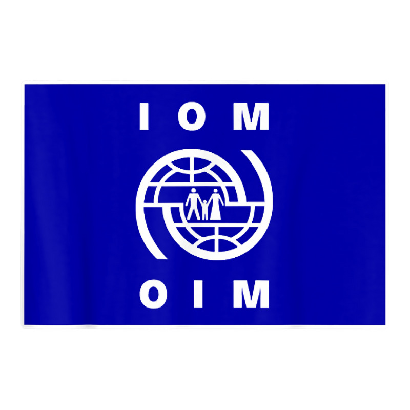 International Organization For Migration (iom) Flag T Shirt Star Paper Bag - 13 X 7 X 13 | Artistshot