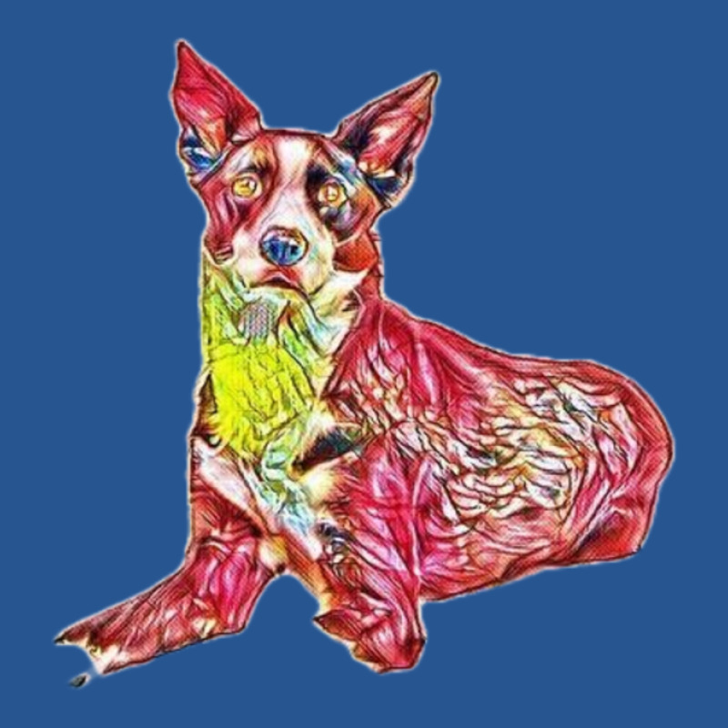 An Alert Border Collie Mix Br Ladies Fitted T-shirt | Artistshot