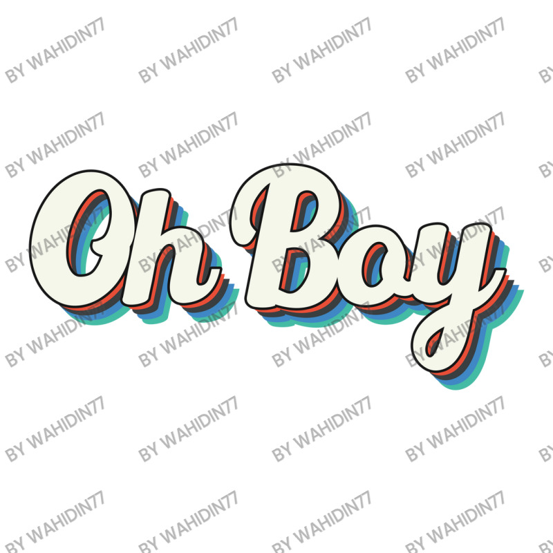 Oh Boy Take Out Paper Bag - 14 X 10 X 15 1/2 | Artistshot