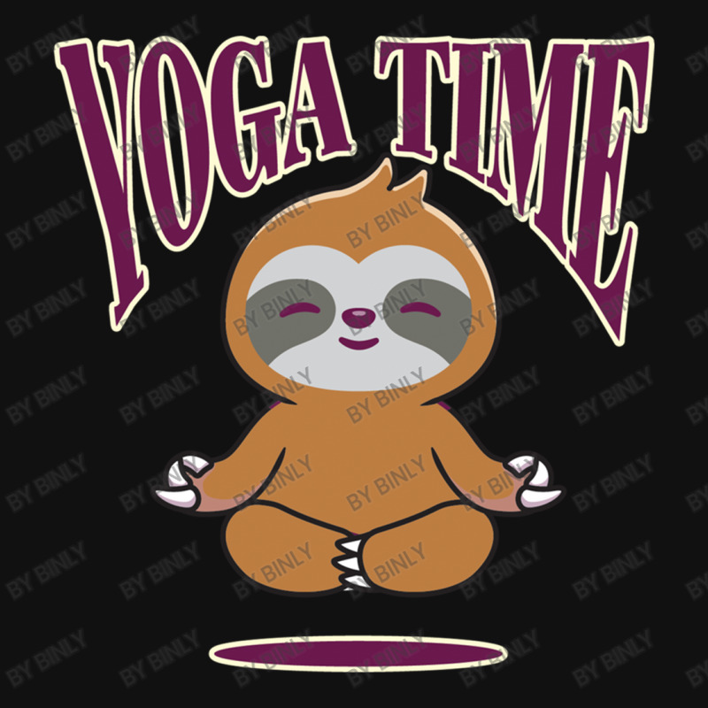 Sloth Yoga Time I Meditation Pilates Graphic T-shirt by binly | Artistshot