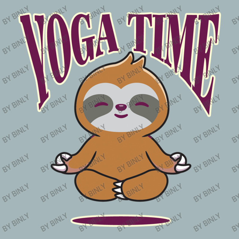 Sloth Yoga Time I Meditation Pilates Unisex Sherpa-Lined Denim Jacket by binly | Artistshot