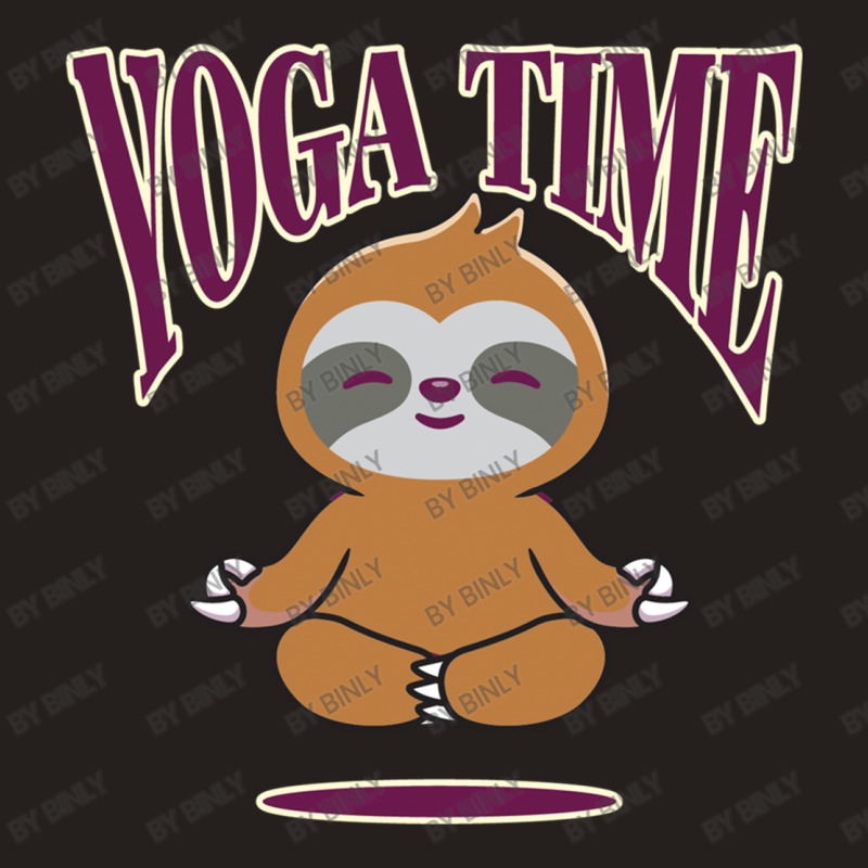 Sloth Yoga Time I Meditation Pilates Tank Top by binly | Artistshot