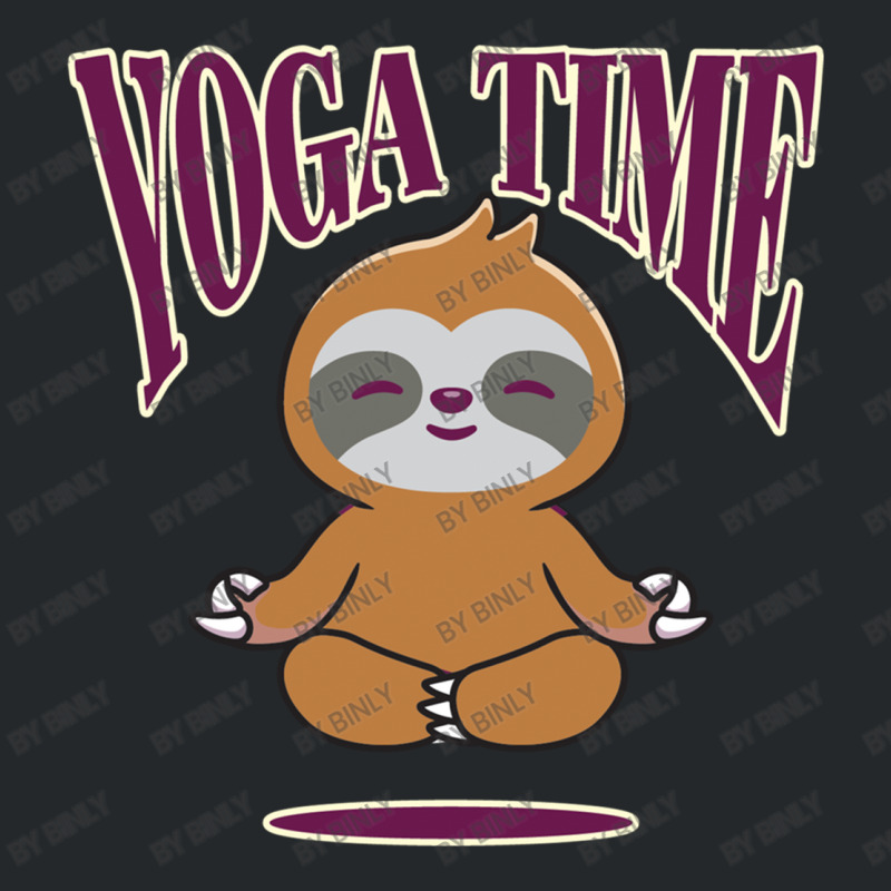 Sloth Yoga Time I Meditation Pilates Crewneck Sweatshirt by binly | Artistshot