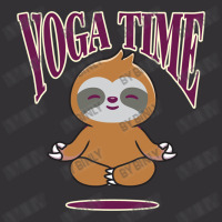 Sloth Yoga Time I Meditation Pilates Vintage Short | Artistshot