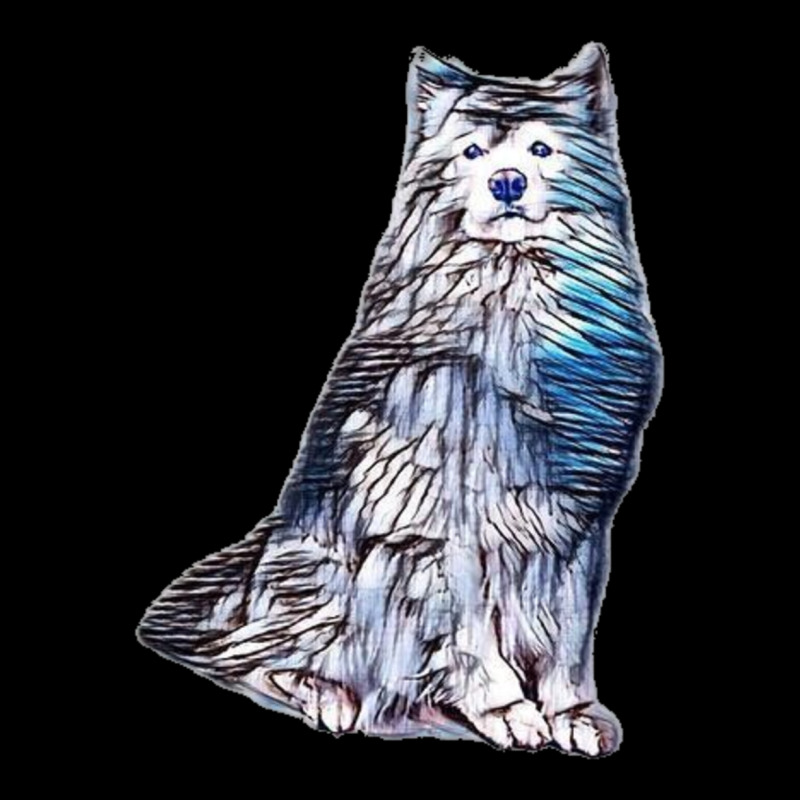 A Regal Looking Samoyed Dog S Cropped Sweater by Kemnabi | Artistshot