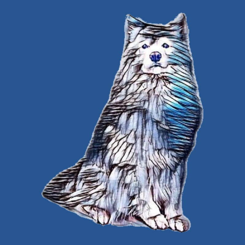 A Regal Looking Samoyed Dog S Ladies Fitted T-Shirt by Kemnabi | Artistshot