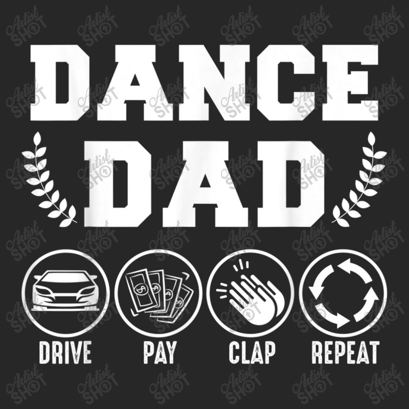 Dance Dad Drive Pay Clap Repeat Men's T-shirt Pajama Set | Artistshot