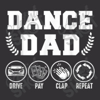 Dance Dad Drive Pay Clap Repeat Vintage Short | Artistshot