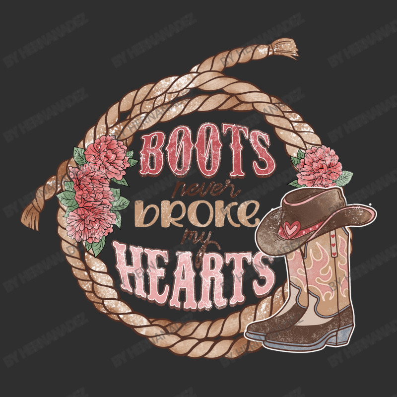 Boots Never Broke My Hearts Sublimation Adjustable Cap - Leatherette Patch by hernanadez | Artistshot