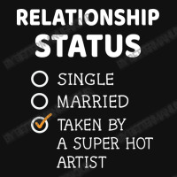 Relationship Status Single Married Taken By A Supe Baby Beanies | Artistshot