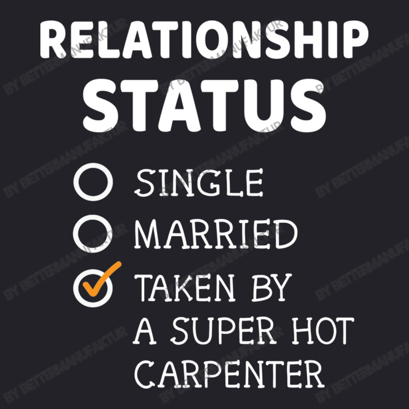 Relationship Status Single Married Taken By A Supe Unisex Sherpa-lined Denim Jacket | Artistshot