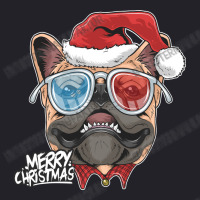 Pug Puppy Dog Santa Claus Christmas Cute Dog Face Unisex Sherpa-lined Denim Jacket | Artistshot