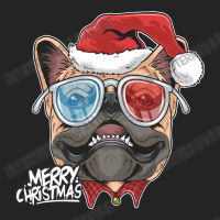 Pug Puppy Dog Santa Claus Christmas Cute Dog Face 3/4 Sleeve Shirt | Artistshot