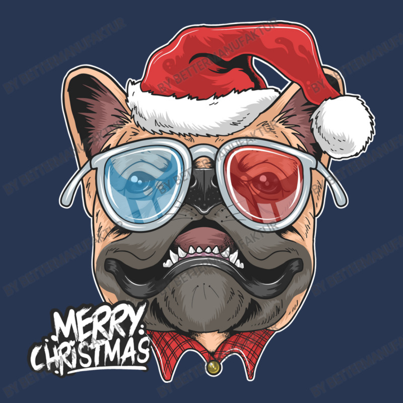 Pug Puppy Dog Santa Claus Christmas Cute Dog Face Men Denim Jacket | Artistshot