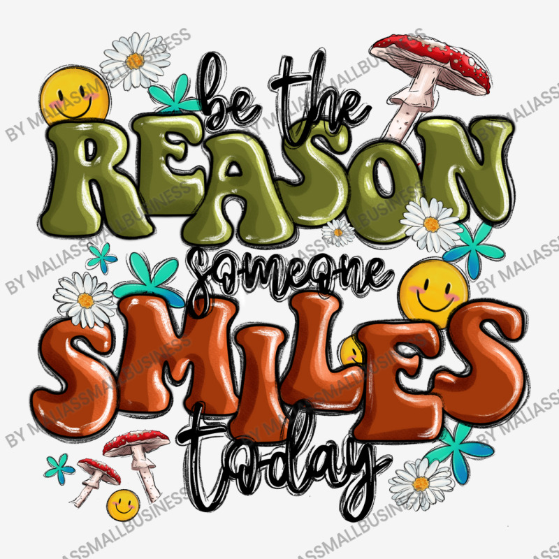 Be The Reason Someone Smiles Today Adjustable Cap by MaliasSmallBusiness | Artistshot