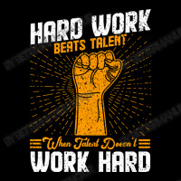 Hard Work Beats Talent When Talent Doesnt Work Har Cropped Sweater | Artistshot