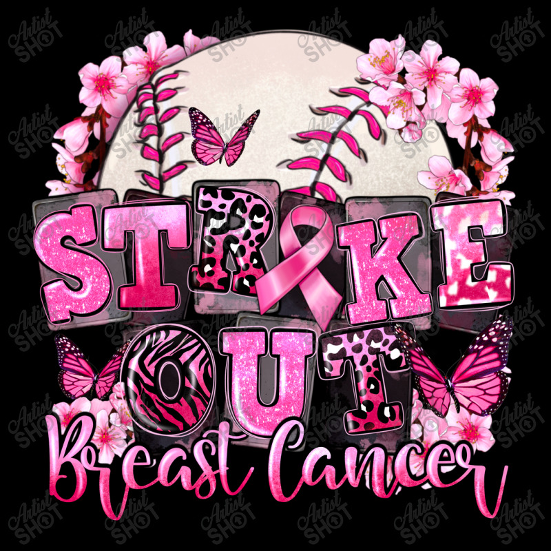 Strike Out Breast Cancer Baseball Adjustable Cap by FaDigitalArtStudio | Artistshot