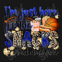 I'm Just Here For The Snacks #basketball Sister Flannel Shirt | Artistshot