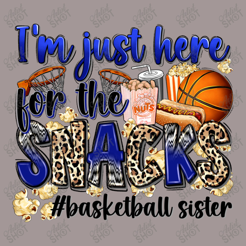 I'm Just Here For The Snacks #basketball Sister Vintage Hoodie | Artistshot