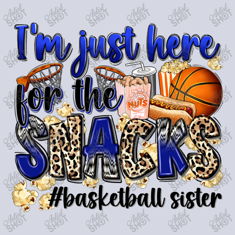 I'm Just Here For The Snacks #basketball Sister Fleece Short | Artistshot