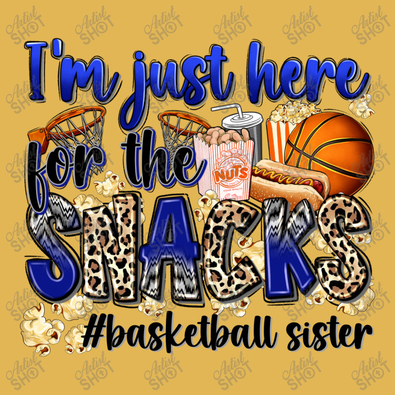 I'm Just Here For The Snacks #basketball Sister Vintage Hoodie And Short Set | Artistshot