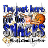 I'm Just Here For The Snacks #basketball Brother V-neck Tee | Artistshot