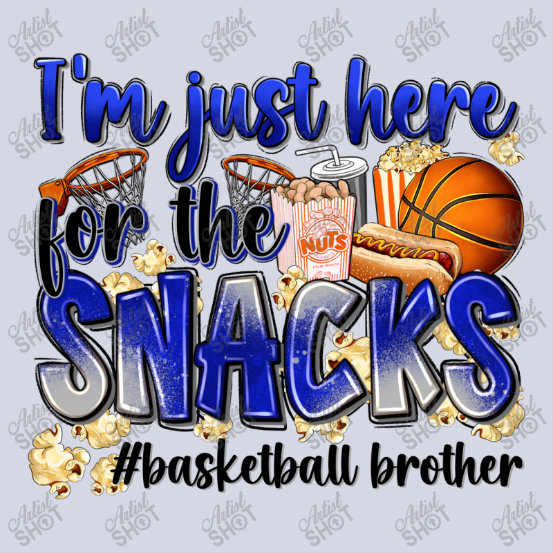 I'm Just Here For The Snacks #basketball Brother Fleece Short | Artistshot