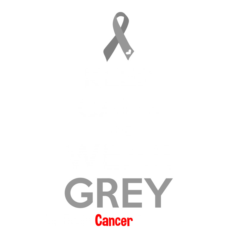 Keep Calm And Wear Grey (for Brain Cancer Awareness) Cub Paper Bag - 8 X 4 1/2 X 10 1/4 | Artistshot