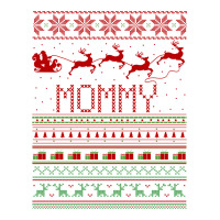 Mommy Ugly Christmas Sweater Xmas Cub Paper Bag - 8 X 4 1/2 X 10 1/4 | Artistshot