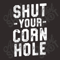 Shut Your Cornhole Funny Bean Bag Toss Cookout Winner Racerback Tank | Artistshot